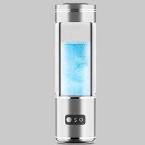 알카리 이온수기 수소 물 생성기 알칼리성 메이커 usb 충전식 물 ionizer 병 슈퍼 항산화 orp 수소가 풍부한 물 컵, 은