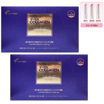 에버콜라겐 로열 에이지 마시는 시그니처 앰플 저분자 피쉬 콜라겐 25ml x 14병+립스틱, 2박스+사은품