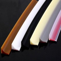 화장실 샤워부스 욕실 방수 물막이 쫄대 문지방 파티션 스틱 실리콘 워터 스토퍼 자체 접착 구부릴 수있는 씰링 스트립 워터 배리어, 투명한, 200cm