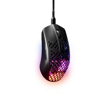 SteelSeries 에어록스 3 초경량 게이밍 마우스 8500 CPI 트루무브 코어 옵티컬 센서 방수 디자인 범용 USB-C 연결, Aerox 3, Wired