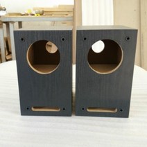HIFI 4인치 풀레인지 미로형 설계 DIY 스피커 인클로저, 체리