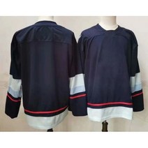 사용자 정의 하키 저지 미국 시애틀 아이스 이름 모든 번호 스티치 문자 크기, 5XL, Seattle Navy