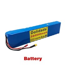 10s3p 36V 배터리 36ah 18650 리튬 36000mah 250w-500w 42V 전기 스쿠터 BMS