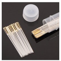 22/24/26 크로스 스티치 바늘 바늘 실꿰기 자수가있는 무딘 자수 바늘 홈 재봉 도구, 보여진 바와 같이, 22