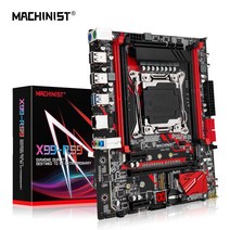 기계공 X99 마더 보드 LGA 2011-3 지원 Xeon E5 2640 2666 v3/v4 CPU DDR4 ECC RAM 및 SSD M.2 M-ATX RS9, CN