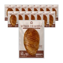 미트리 닭가슴살 스팀 슬라이스 데리야끼 150g, 16개