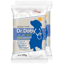 닥터도비 힙 앤 조인트 관절건강 애견사료, 뼈/관절강화, 100g, 10개