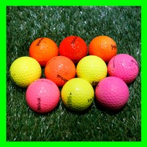 볼빅 VOLVIK 혼합 로스트볼, 칼라혼합 실속형, 10개