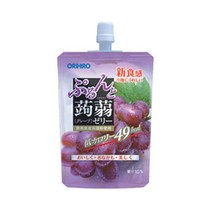 오리히로 푸른과 곤약 젤리 스탠딩 포도 130g 5개 포함