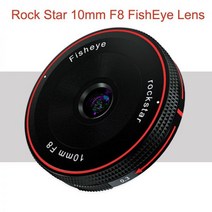 RockStar-10mm F8 어안 렌즈 초광각 고정 초점 카메라 렌즈 소니 E 후지 FX M4/3 니콘 Z 캐논 M50II M6II M200 용, Nikon Z