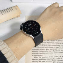 갤럭시워치5 호환 하이브리드 가죽스트랩, 하이브리드 블랙