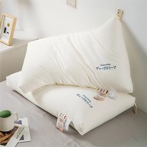 호텔용 다운필 베개 100% 순면 프리미엄 베개, 흰색, 높은 베개 1p