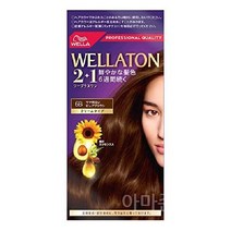 일반염색약새치 프리미엄 흑갈색 Wellatone 7CB 염색제 새치머리 헤어컬러, 6B 약간 가벼운 퓨어 브라운