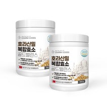 골드밸런스 호라산밀 효소 분말 HACCP 식약청인증, 2통, 150g