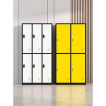 캐비넷 사물함 관물대 미니사물함 철제캐비넷 락커룸 철제, 9  ( 화이트 ) 1.3mm