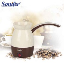 드립커피머신 사무실커피머신 원두커피기계 Sonifer05L 미니 커피 머신 터키 메이커 800W 전기 포트 삶은 우유 주전자 선물 220V, UK