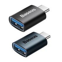 베이스어스 OTG C타입 USB 3.1 변환젠더, ZJJQ000003-블루