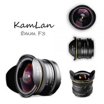 KamLan 8MM F3.0 APS C 캐논 와이드 앵글 어안 렌즈 미러리스 카메라 용 소니 어안 렌즈 용 수동 광각 어안 렌즈|카메라 렌즈|, 1개, M4/3, 단일