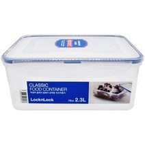 락앤락 클래식 직사각 밀폐용기 2.3L x 3개 HPL825, 단품