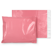 [그러담다] LDPE 이중지 택배봉투 (꽃분홍), [50호] 40X50+4 (100매)