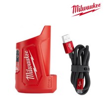 밀워키 12V 여행용 충전기 M12 TC-0 USB 배터리 충전 휴대용 히팅기어