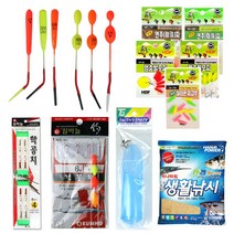 [낚시방] 학꽁치채비 모음/학공치찌, 플라스틱카고통, 플라스틱카고통