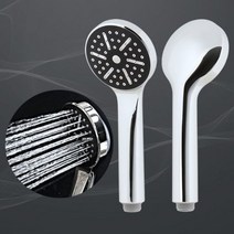 회오리헤드 크롬/샤워헤드교체 미용실샤워기 욕실방법, 1개