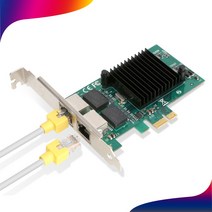 이지넷유비쿼터스 NEXT 362DCP EX 1기가 RJ45 듀얼포트 티밍 랜카드 LACP지원 인텔 칩셋