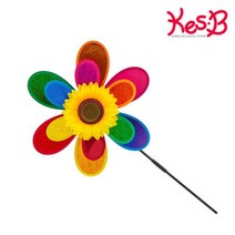 기분UP 야외활동 레인보우 바람개비 유아 조카선물 유치원
