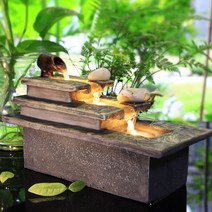 심신안정 미니분수대 물소리 천연가습기 감각적인테리어, 1