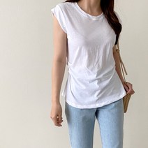 코지 여자 이너패션 레이어드 심플 핀턱 절개 민소매 나시