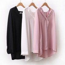 빅사이즈사랑해요 9074L209 루즈핏 모던 블라우스 BN