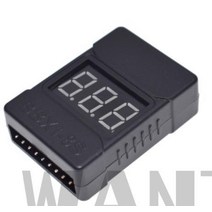 1s-8s 3.7v 리튬 배터리 용량 표시기 모듈 전기 자동차 배터리 전원 테스터 리튬 이온 1-8s 저전압 부저 알람, 케이스 포함 1-8s 2in1