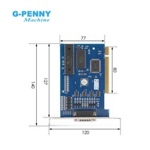 G-Penny NC Studio 3 축 PCI 모션 제어 카드 CNC 라우터 조각 밀링 머신용 5.4.49 /5.5.55/ 5.5.60 소프트웨어