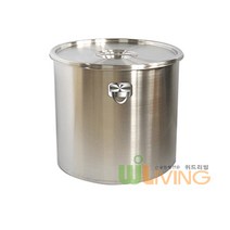 리빙플랜 스텐 식깡(위생통), 58호 400*460/58L/15갈론