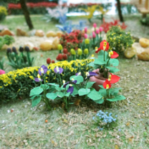 동아측기 포레스 모형꽃 조경재료, 안수리움 바이올렛 2.6cm 2p