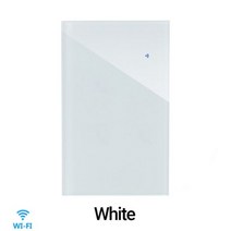 와이파이 벽 터치 민감한 스위치 원격 제어 1 2 3 4 갱 무선 Led 조명 스마트 스크린 유리 미국 표준, White Switch_4-Gang