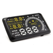 자동차속도계 UHD 헤드업디스플레이 호환 범용 자동차 HUD 헤드 업 디스플레이 프로젝터 5 인치 OD 2 인터, 한개옵션0