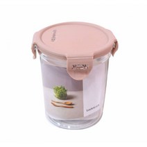 (set)락앤락 스테커블 원형 밀폐용기700ml 2개 반찬통 보관 양념 플라스틱 냉장고 투명, 단일상품(DPV3569)