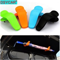 dsycar 1 쌍의 자동차 트렁크 패스너 유니버설 우산 홀더 행거 후크 다기능 인테리어 커버 랙 클립, Orange_One Size, Orange_One Size, Orange