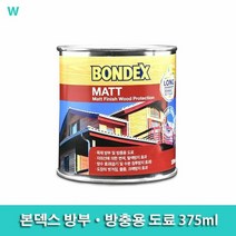 본덱스 오일스테인 375ml / 목재 방부 방충용 도료, 729티크