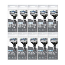 도루코 ALL NEW 페이스 포 4중날 일회용 면도기 FRC100-1P, 10개입, 10개