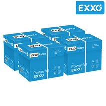 [a4용지블랙속지] [엑소] (EXXO) A4 복사용지(A4용지) 75g 2500매 4BOX, 상세 설명 참조