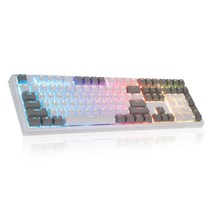 콕스 엠프리스 무접점키보드 RGB PBT 화이트 50g, 블랙 50g