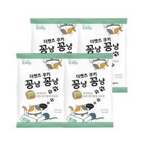 더캣츠 고양이 쿠키 꽁냥꽁냥 4종 100g x 4개, 연어맛
