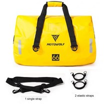 오토바이 가방 대용량 방수 테일 백 뒷좌석 러기지 혼다 디오 Zx Ruckus Super Cub 110 판매, 04 Yellow  66L