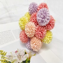 미니 밤송이 플라워 디퓨저 우드(나무) 스틱, 옐로우