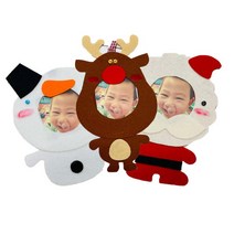 [바보사랑] 크리스마스 소품 펠트액자 만들기, 옵션:산타