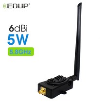 와이파이공유기 LTE라우터 EDUP WiFi 부스터 WiFi 전력 증폭기 2.4GHz 4W WiFi 신호 부스터 WiFi 라우터, 04 5.8G 5W Adapter_02 US Plug