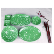 레트로 추억의 분식그릇 튀김세트, 3세트, 식기 5종